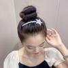 Acrylic Rhinestone Star Hair Comb Pentagram Star Extra Hair Holder  Daily