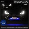 YOURS New Aqua LED Bumper Interior Illumination [Blue] AQUA Blue White Welcome Lamp Foot