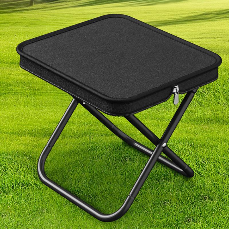 1 шт. складной табурет на молнии, сумка-стул, уличный карманный табурет, портативный маленький стул для кемпинга, табурет для рыбалки