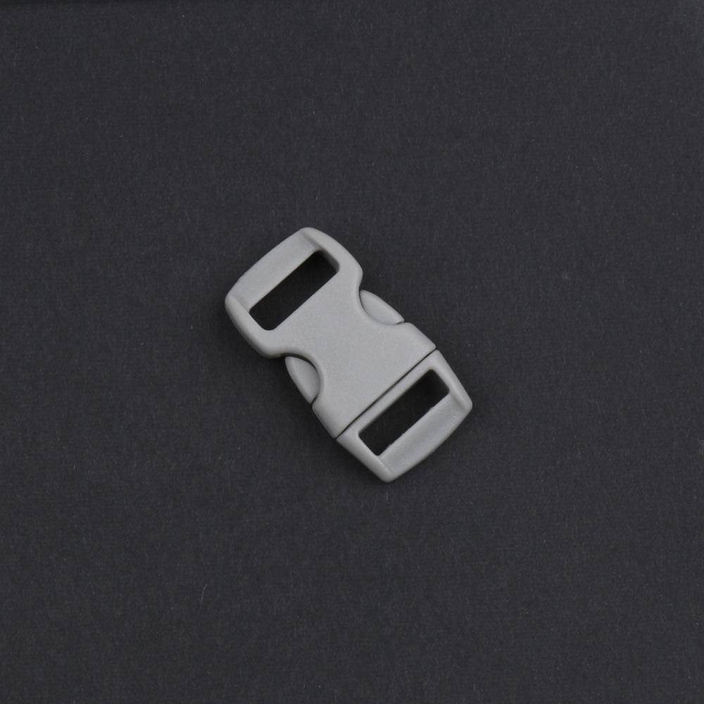 DIY Plastic Bracele Parachute 10mm 3/8" Side Release Buckle Outdoor Camp Paracord Webbing Strap