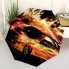 1pc City Racing Flame Trails Themed High-quality Umbrella,Automatic Opening and Closing Umbrella,Multi-functional Umbrella G0811165