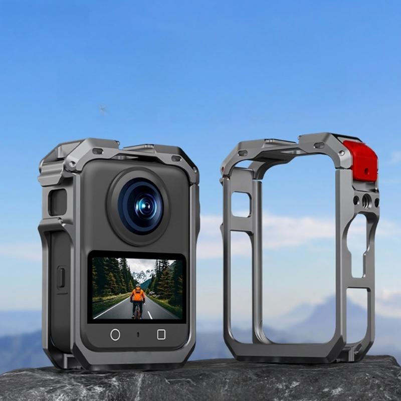 Легкий металлический каркас Защитный корпус Подходит для аксессуаров 360-градусной камеры С функцией защиты от царапин и портом расширения