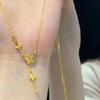 Butterfly Tassel Necklace Women's Simple High-end Sense French Gentle and Versatile Niche Design Light Luxury Collarbone Chain Jewelry