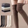 1 Pair of Stacked Long Casual Socks Loose Fitting Boots and Socks Slim Fit Women's Stretch Knee Length Warmth
