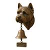 Dog Welcome Bell Vintage Shopkeepers Bell Wall Mounted Dog Door