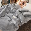Super Warm Double-sided Quilt Milk Velvet Quilt 5kg Winter Comforter Thickened Cotton Quilt Core Autumn Winter Quilt Double Warm