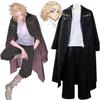Anime Tokyo Avengers Ryuguji Kente Cosplay Costumes Manjiro Jacket Coat Top Pant Black Team Uniform Uniform Suit Adult Halloween Outfits