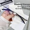 2024 Frameless Business Reading Glasses Ultra Light Cut Edge Presbyopia Glasses Anti Blue Light Middle-aged Anti Fatigue Glasses