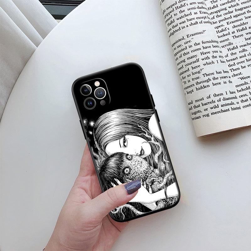 Чехол для телефона Junji Ito Tomie, новый, премиум-обложка, для iPhone 16 15 14 13 Pro Max Plus Mini
