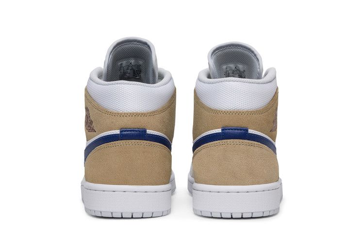 Air Jordan 1 Mid 'White Khaki Blue Void'