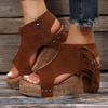 New Wedge Women's Sandals Summer Plus Size Female Shoes Fashion Open Toe Platform Women's Sandals Outdoor Ladies Casual Sandals