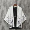 Men's Loose-Fit Taoist Sun Protection Jacket - Thin, Three-Quarter Sleeve, Fairy-Inspired Style