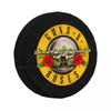 Guns N Roses Logo Car Tire Dust Cover SUV Truck Travel Trailer,Waterproof Tires 14" 15" 16" 17" Wheel Cover Spare Tire Cover