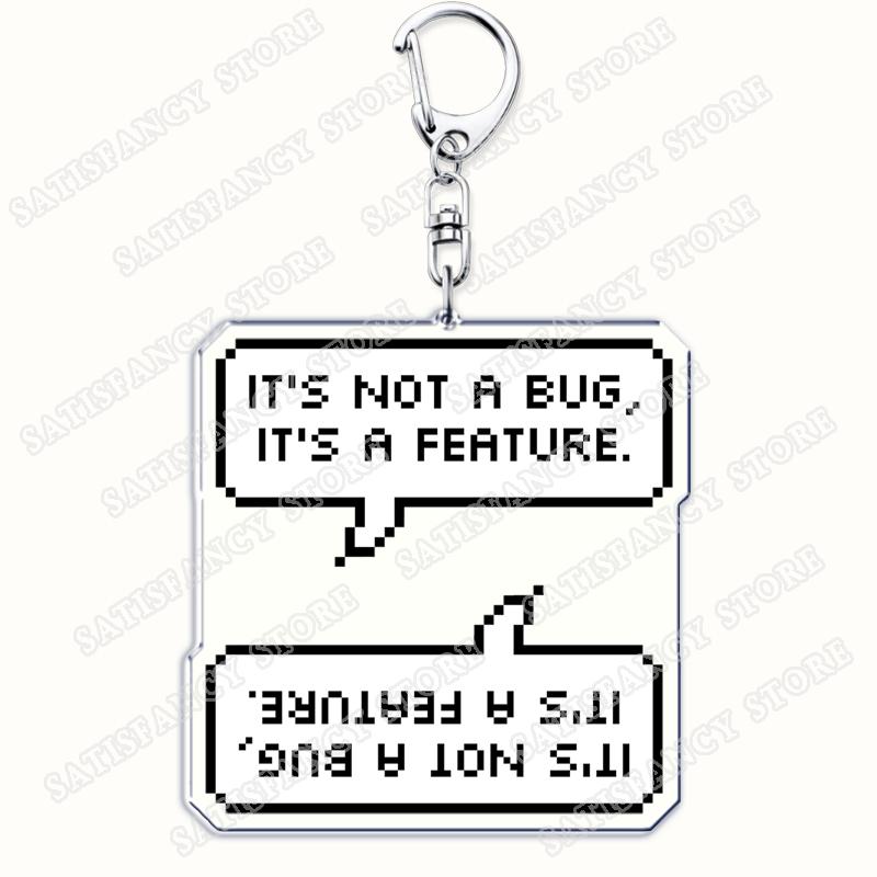 Funny Code Like A Girl Programmer Keychain for Accessories Programming Developer Computer Keyring Jewelry Fans Friends Gifts