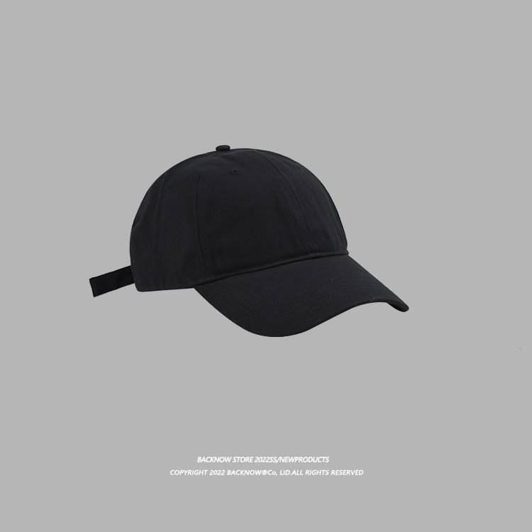 Мужская и женская бейсбольная кепка общего цвета, однотонная бейсбольная кепка с большой головкой и сотней с кепкой с утиным языком