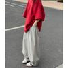 Johnature Korean Lazy Relaxed Striped Women Pants Spring Summer Casual Elastic Waist Loose Wide-leg Trousers