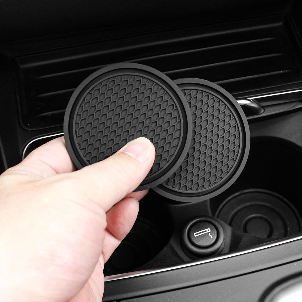 Противоскользящая накладка на чашку, автомобильные аксессуары для интерьера для Toyota Corolla Avensis Yaris Rav4 Auris Hilux Prius Prado Camry