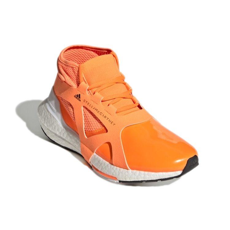 Stella McCartney x adidas UltraBoost 21 Signal Orange Женские кроссовки Облачно-белый Основной черный GZ4383