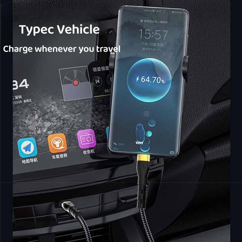 PD 120W Super Fast Charging For Samsung S24 USB C TO USB Type C Cable For iPhone 15 16 Pro Max Xiaomi 14 4.0 Quick Fast Charger