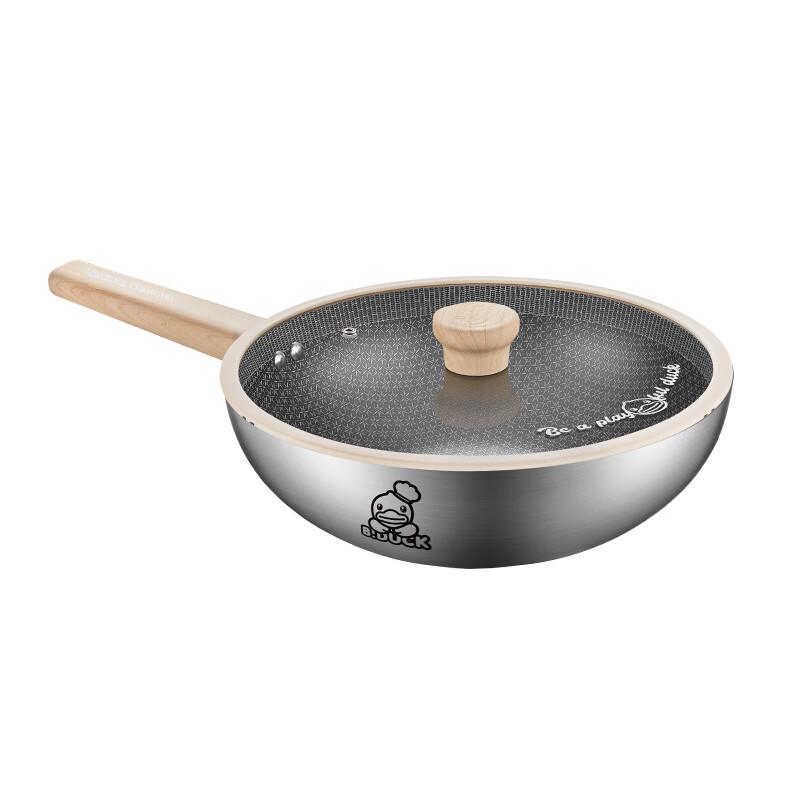 COOKER KING Little Yellow Duck 316 Multi-Layer Steel Wok 28cm