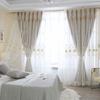 Fashion Modern Luxurious Jacquard Double Layer Blackout Window Curtains Thick Curtains Living Room Home Decor