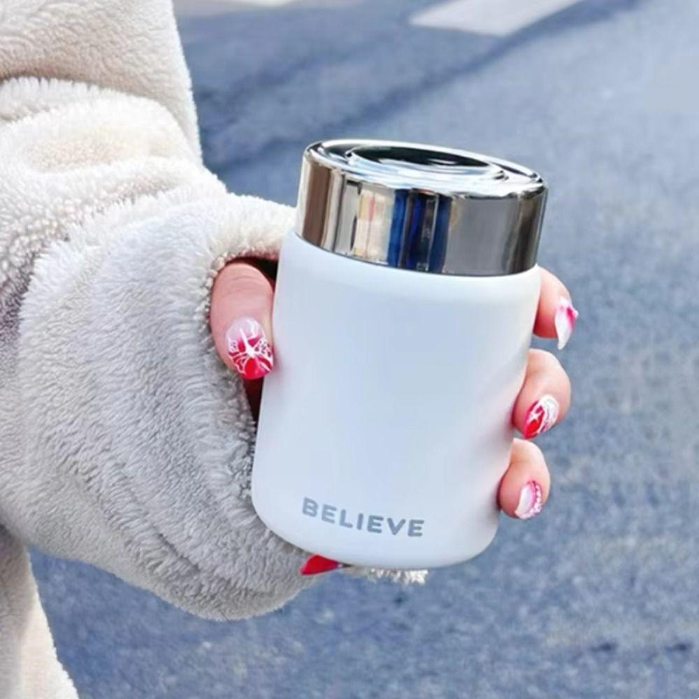 Stainless Steel Coffee Mug Leak-proof Insulated Cup Portable Pocket Flask