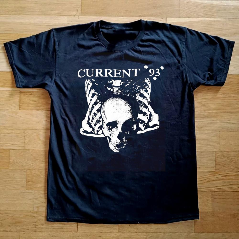 Rare Collection Current 93 Band Short Sleeve Black All Size Shirt AR193