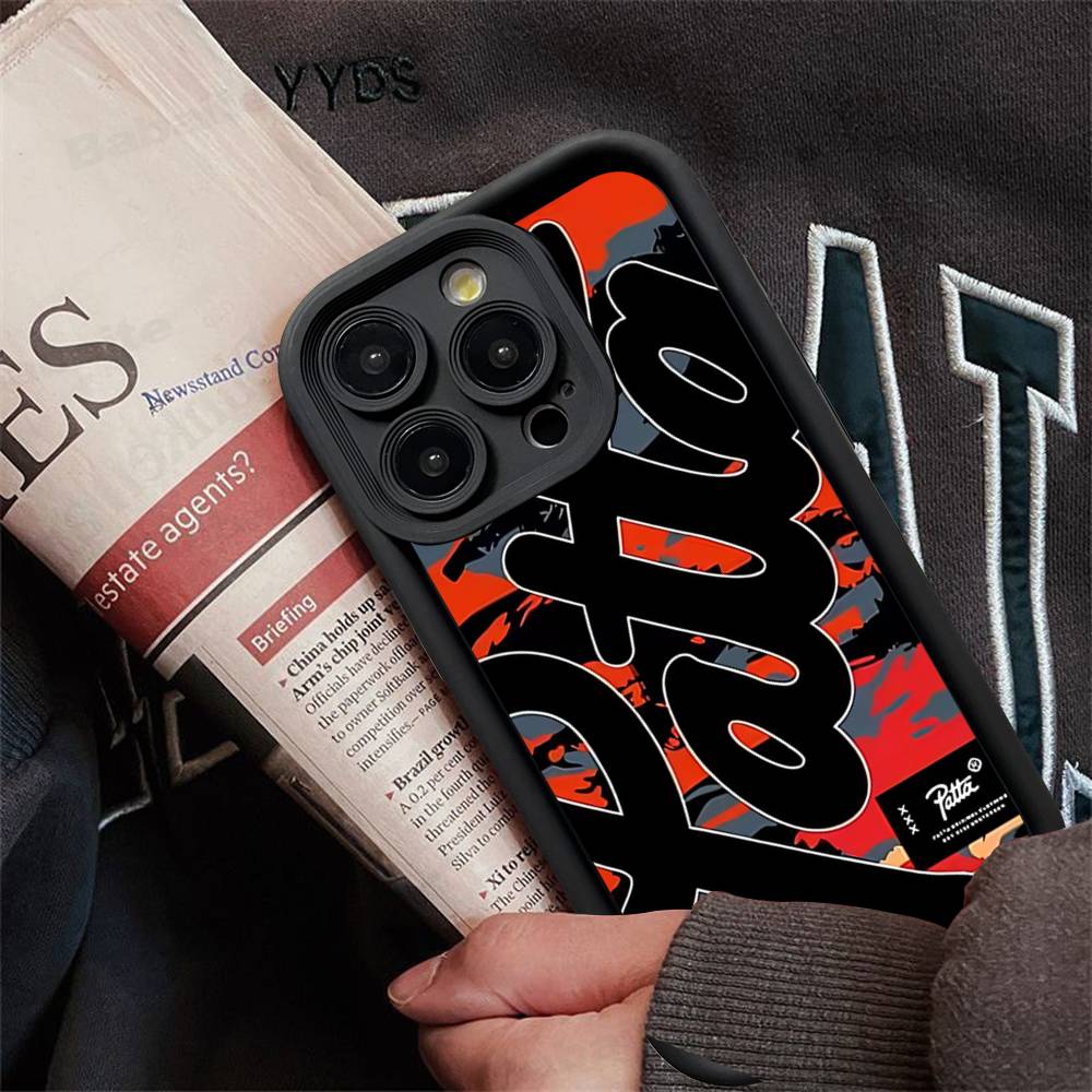 Модный силиконовый чехол для телефона P-Patta для iPhone 17 Pro Max 16 15 14 13 12 11 Plus 17 Air