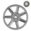 1set 265/300mm A-Type Pulley Triangle Belt Flywheel Pulley Motor For Air Compressors Assembly Single-Slot V-Belt