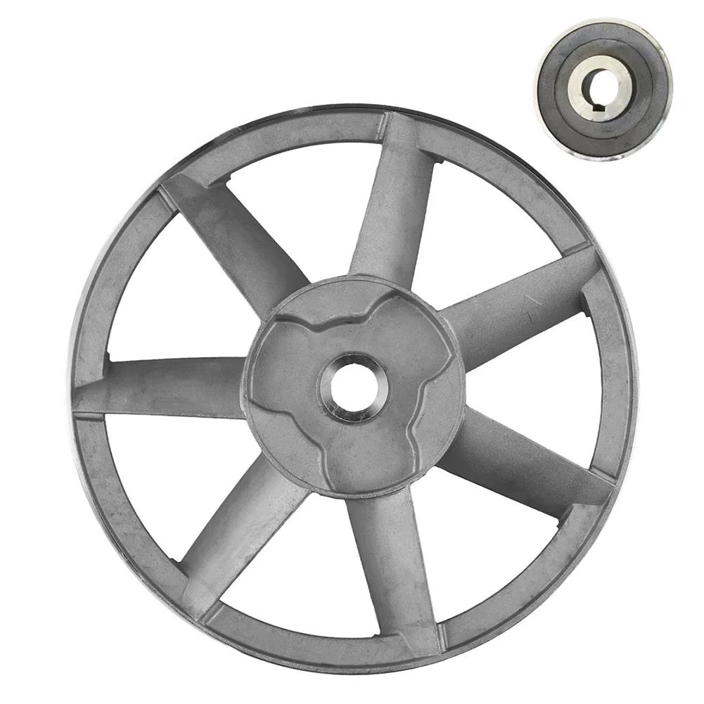 1set 265/300mm A-Type Pulley Triangle Belt Flywheel Pulley Motor For Air Compressors Assembly Single-Slot V-Belt