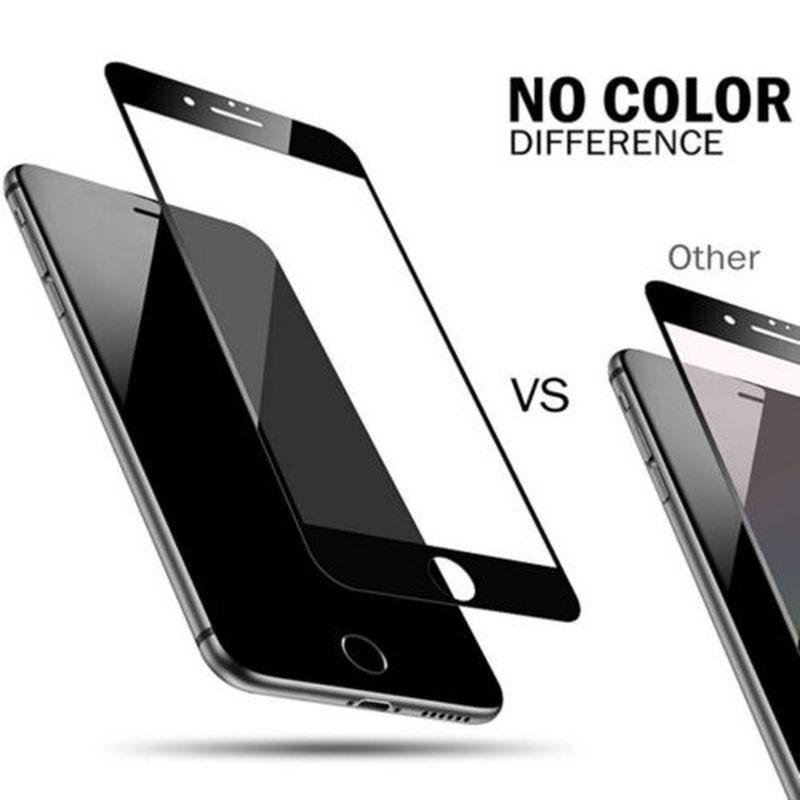 Для iPhone 6 6S Plus полное покрытие закаленное стекло защитная пленка для экрана