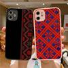 Чехол для телефона с узором-орнаментом U-Украина Для IPhone 16 15 14 X XR XS 7 8 Plus 11 12 13 Pro MAX 13mini Матовый противоударный чехол