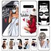 Чехол-обложка для телефона Samsung Galaxy M12 M21 M30S M31 M32 M51 M52 Note 20 Ultra 10 Plus 9 8 J4 J6 + J с принтом 'Принцесса Женщина-Босс Кофе'