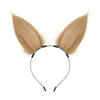 Handmade Plush Rabbit Ear Headband Cosplay Anime Party Costume Accessory Unisex Soft Furry Hairband