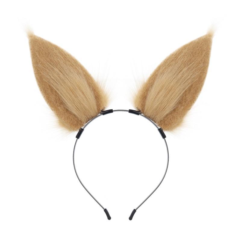Handmade Plush Rabbit Ear Headband Cosplay Anime Party Costume Accessory Unisex Soft Furry Hairband