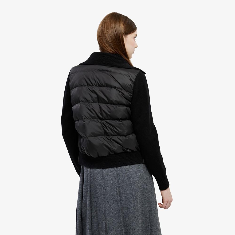[lacoste] Women's Knit Patch Lightweight Down BF354E-55N031
