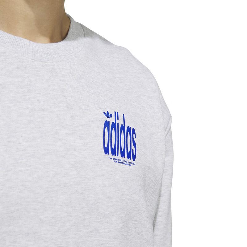 Adidas Круглый вырез Повседневный удобный свитшот Мужской свитшот Белый JE3473