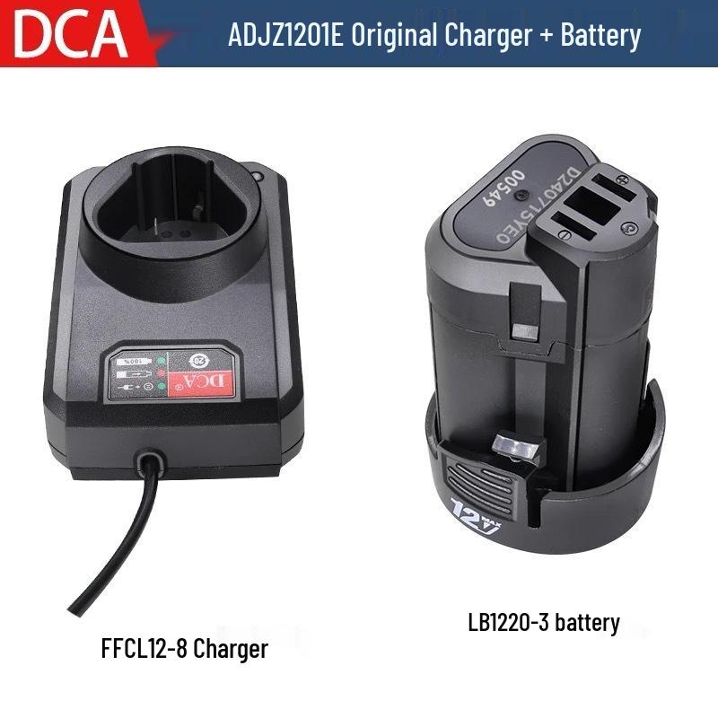 Беспроводная дрель Dongcheng DCJZ1201 с литиевой батареей LB1220-3 и зарядным устройством FFCL12-8, 10,8 В