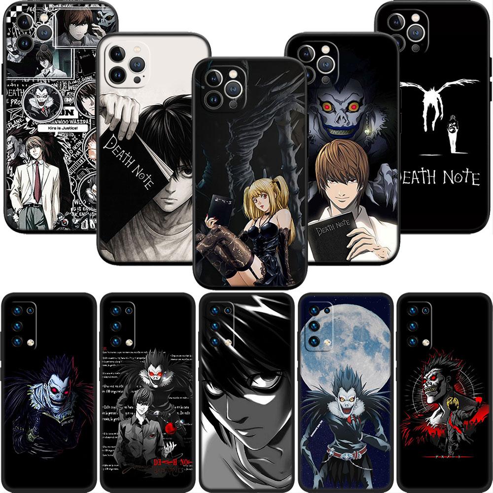 LO30 Чехол-бампер Death Note для Samsung Galaxy S20 S21 S22 Ultra FE + Plus A21S A22 A24 A25 A26 A30 A30S A31