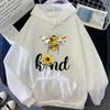 New Fashion Unisex Women Hoodies Bee Be Kind Printed Sweatshirt Autumn And Winter Casual Long Sleeve Hooded Tops(Ship In 48 Hours)