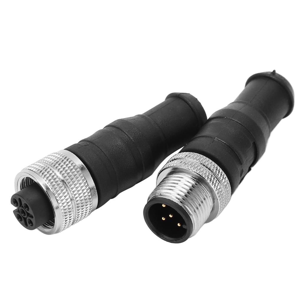 Pair for NMEA2000 Male Female Terminator Resistor 5Pin M12 Thread IP67 Waterproof for Lowrance Networks
