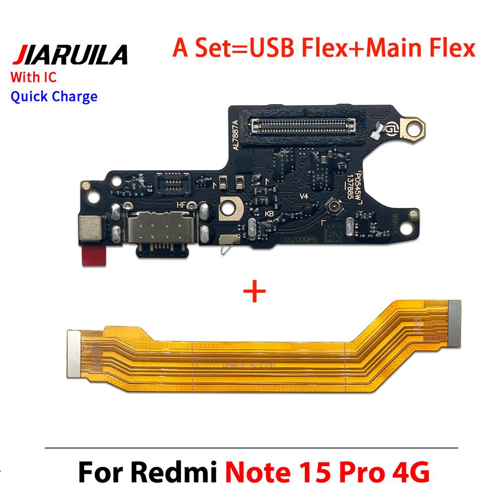 11 шт., Плата основного порта зарядки, Быстрая зарядка, Для Xiaomi Redmi Note 11 Pro Plus Note 11 Pro, Материнская плата, Соединительный USB-донгл, Шлейф