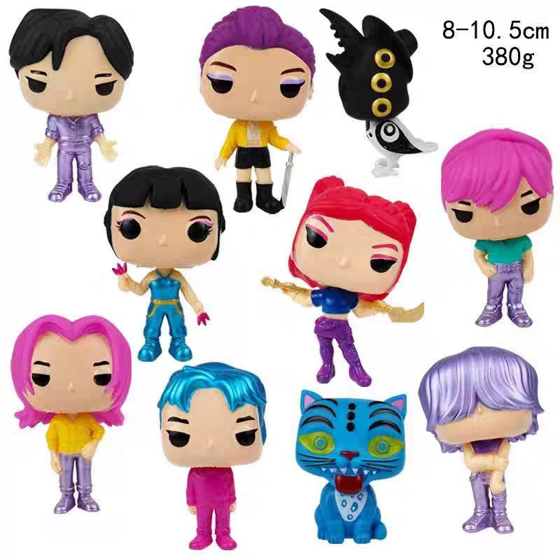 Мини фигурка Kpop Охотники на демонов Модель Derpys Tiger Rumi Mira Zoey Sussy Фигурка Кукла Игрушки Коллекция фанатов Рождественский подарок