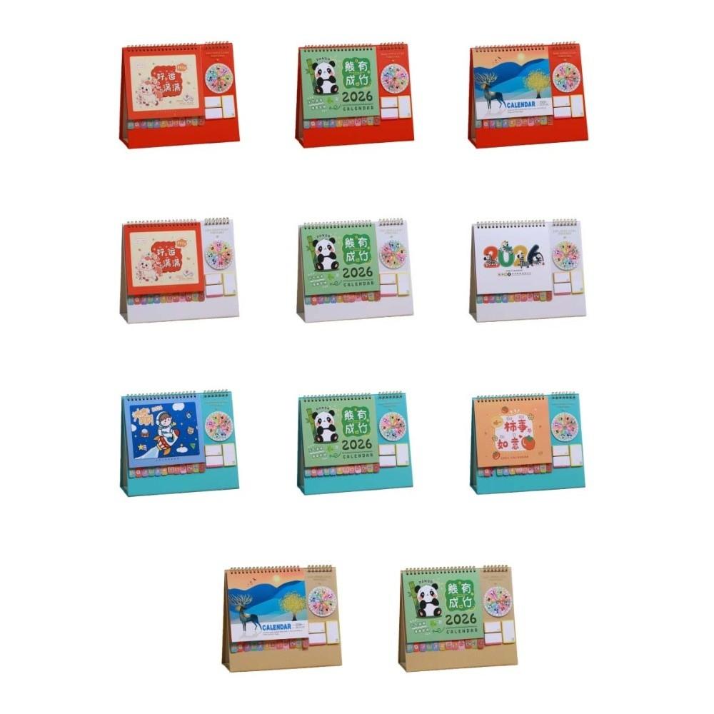 Month Date Display 2026 Desk Calendar Chinese New Year Style Monthly Planner Daily Planning