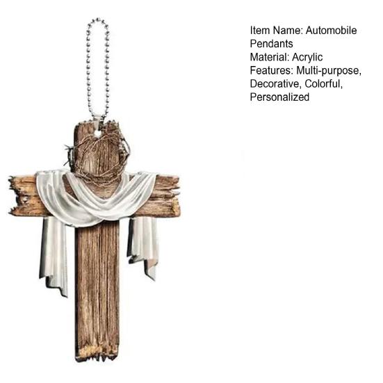 Fashionable Car Hanging Ornament Acrylic Car Rearview Mirror Pendant Lucky Interior Car Hanging