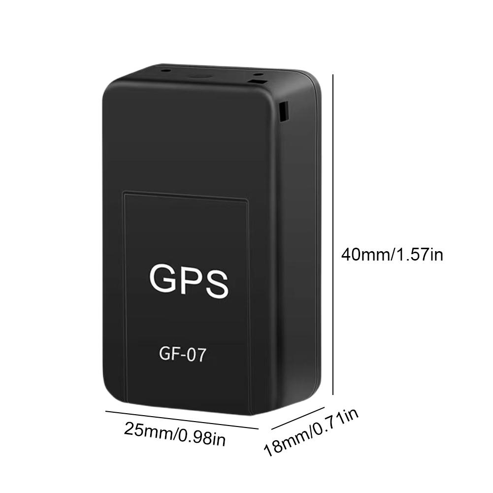 Мини-GPS GF-07 с SIM-картой, функцией позиционирования, отслеживанием в реальном времени, защитой от кражи и потери, функцией поиска ключей и домашних животных, прочным магнитным креплением.