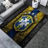 Brazil National Football Team Carpet Rug for Living Room Bedroom Home Sofa Decoration,Kids play Non-slip Floor Mat