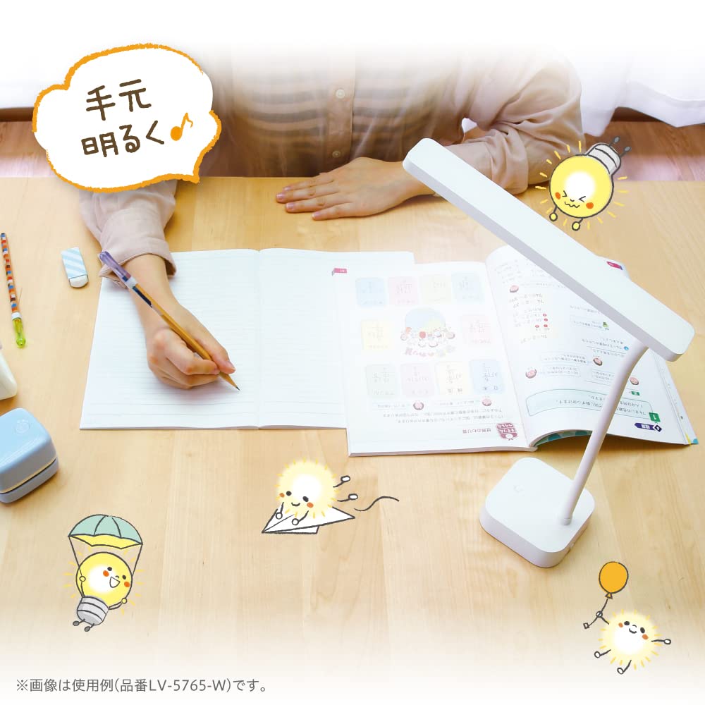 Настольная лампа Sonic, Livingaku, LED, Тонкая, Перезаряжаемая от USB, Белая, LV-5765-W