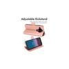 (Rose Gold) Wallet Case fits Nokia 5.4 - Leather Wallet Flip Protective Case Cover with Card Slots, Kickstand and Wrist Strap - PU Leather Flip Cover