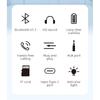 Адаптер приемника Bluetooth 5.3 с разъемами AUX 3,5 мм для автомобильных динамиков, беспроводной аудиоприемник A2DP, поддержка карт TF, автомобильная гарнитура Hands Free
